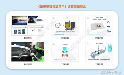 龙泽汽车教学资源库软件 汽车车身修复技术 资源包
